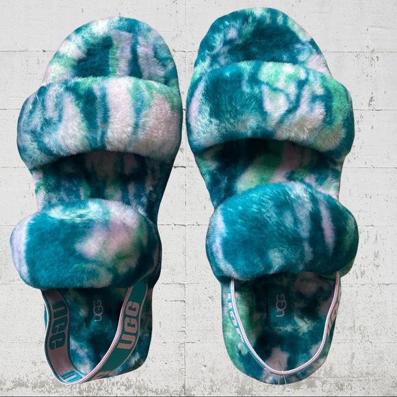 UGG Shoes - UGG Oh Yeah Marble Slipper Slide NWOB Size 10